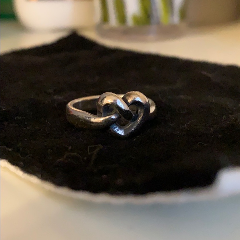 Sterling Silver Infinity Heart Ring